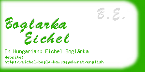 boglarka eichel business card